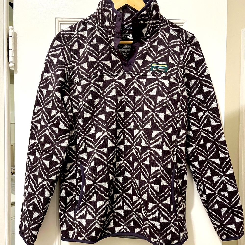 LL Bean Sweater Fleece Pullover